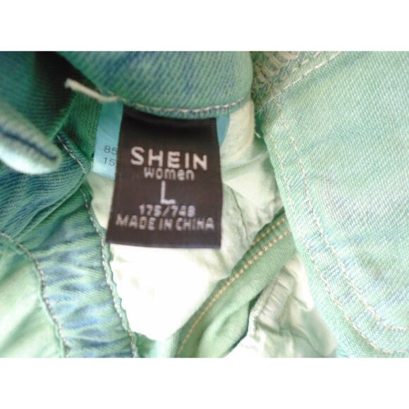 Tie Dyed bib overall cuffed shorts size 32X3 - Picture 5 of 5